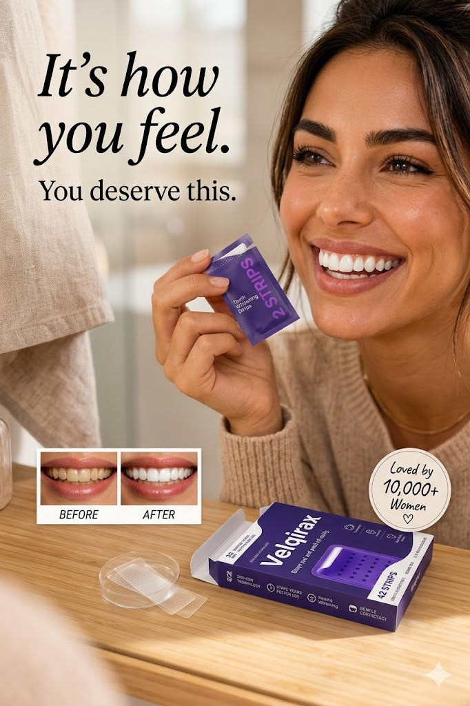 Velqirax™ Purple Teeth Whitening Strips