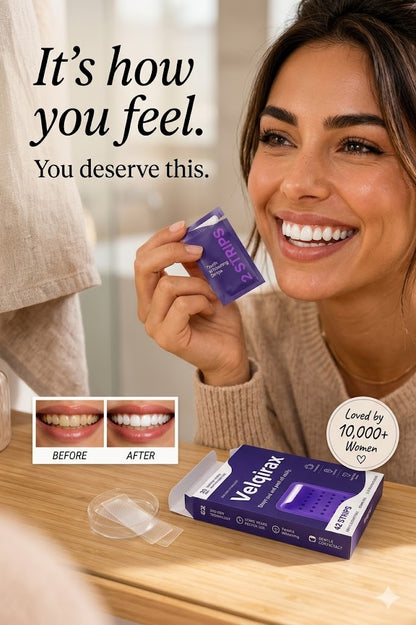 Velqirax™ Purple Teeth Whitening Strips