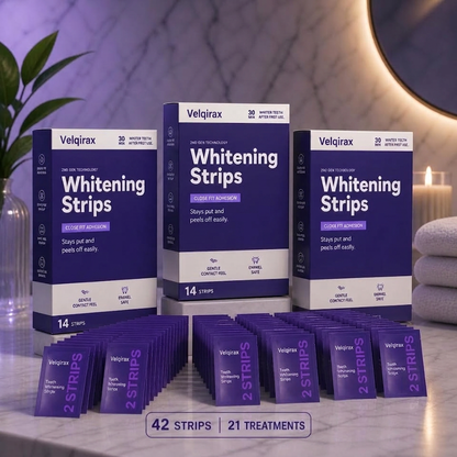 Velqirax™ Purple Teeth Whitening Strips