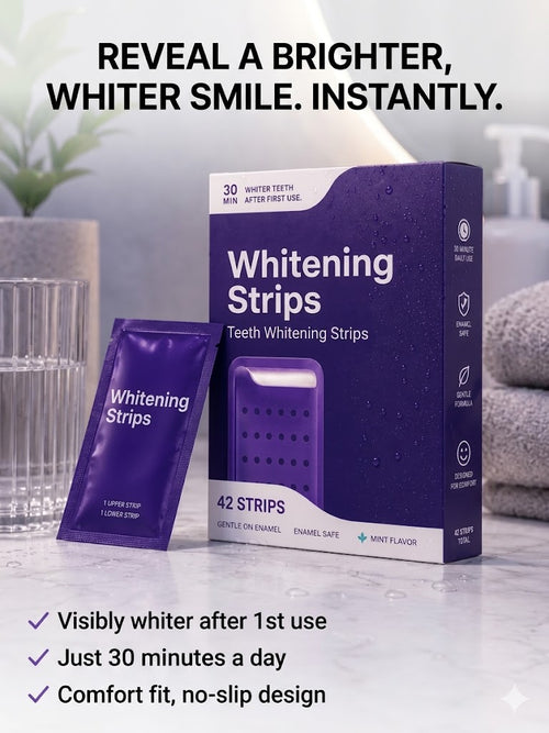 Velqirax™ Purple Teeth Whitening Strips
